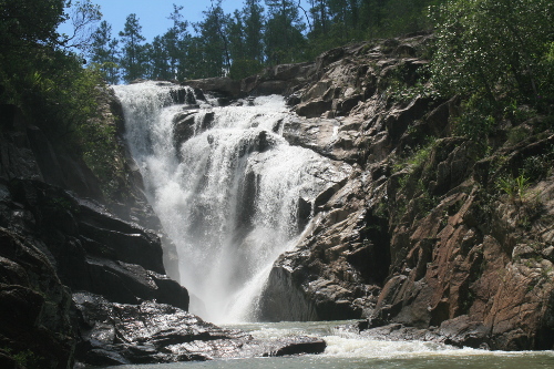 Big Rock Falls on Privassion Creek